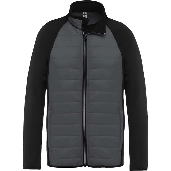 Outdoorsportjas met waterafstotende behandeling 'Proact' Grey/Black - M