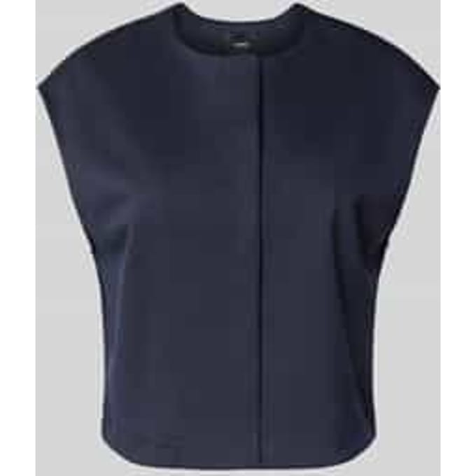 Wide fit gilet met ronde hals, model 'Umandy'