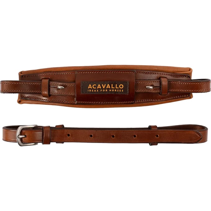 Leren hackamore voor paard Acavallo