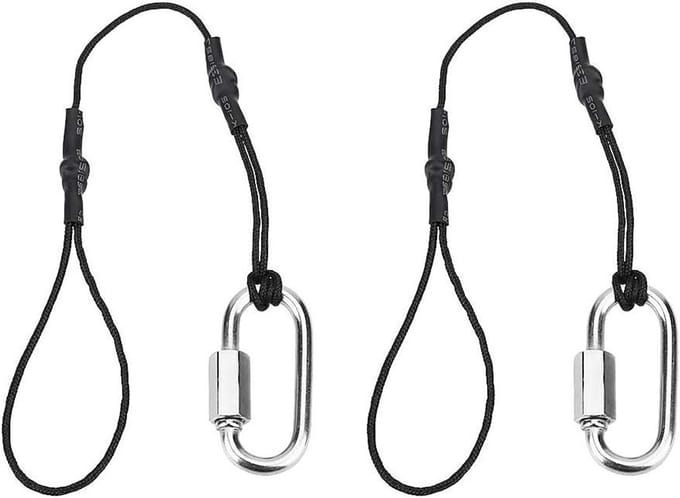 Camera Veiligheid Lanyard - Reserve Koord - Bescherming Camera - Sterke Nylon Constructie - 2 Stuks - Zwart