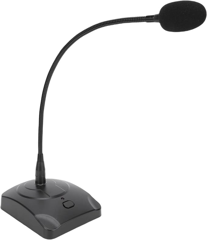 Zwanenhals Microfoon - Desktop Microfoon - Vergaderingen Podcasts - Helder Natuurlijk Geluid - 100Hz 16KHz