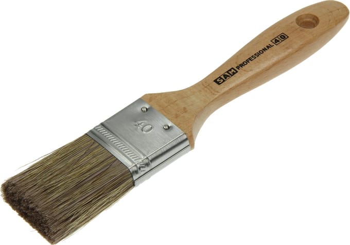 SAM professional acryl platte verfkwast dubbeldik - 40 mm.