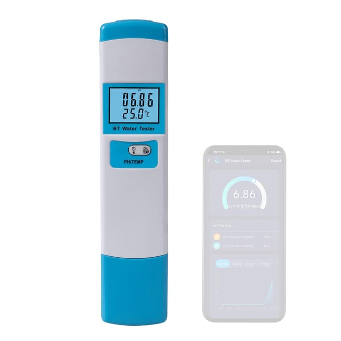 BT Intelligente waterkwaliteitstester PH-temperatuurtestmeter Multifunctionele maricultuurtester veelkleurig