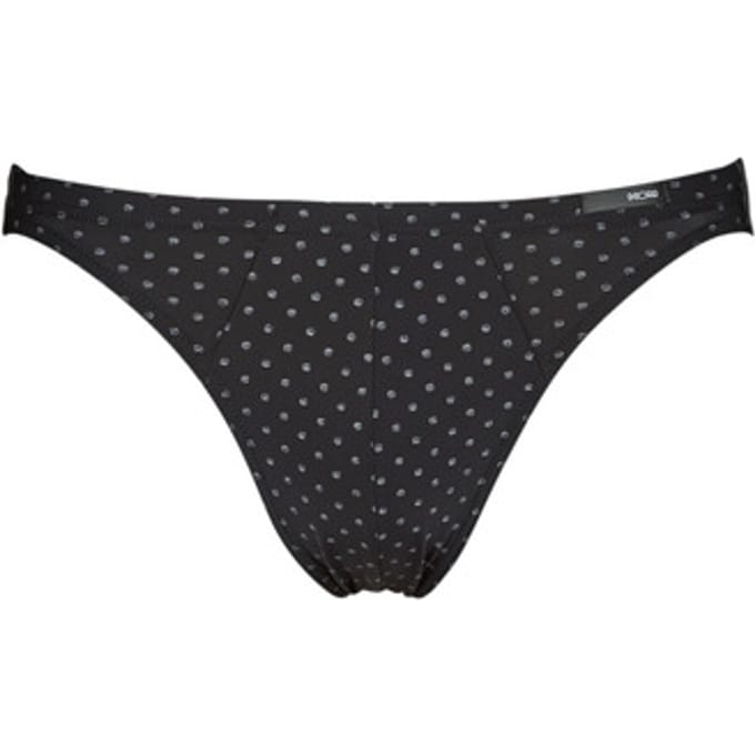 HOM Max comfort micro briefs (1-pack) - heren micro slip microfiber - zwart dessin