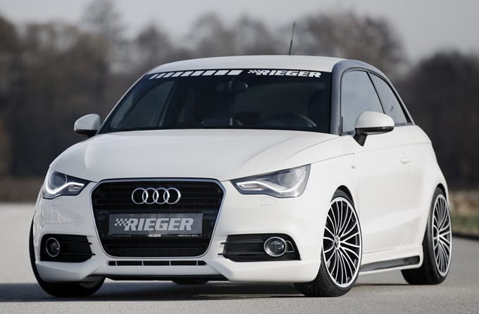 RIEGER - PERFORMANCE FRONT SPOILER LIP - AUDI A1 8X 2010 - 2014 - PRIMER