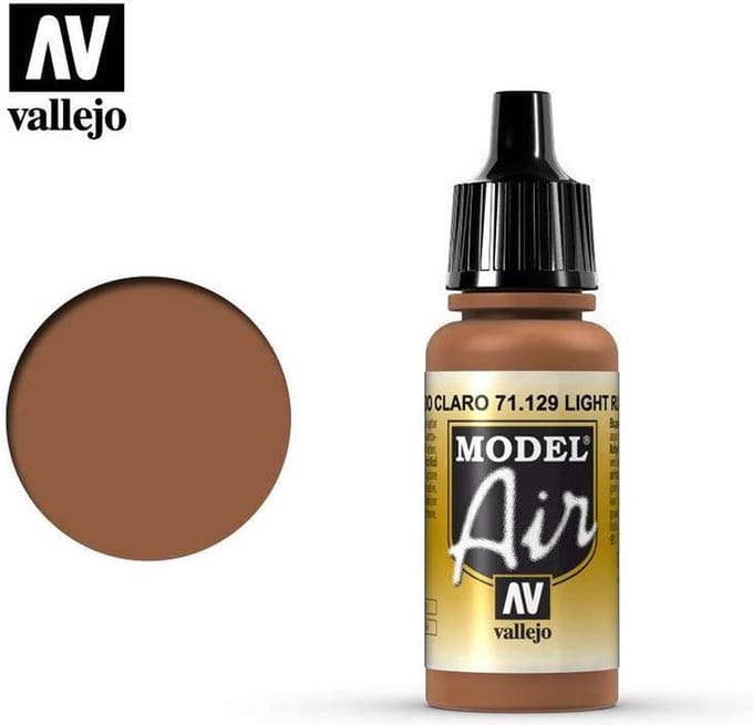 Vallejo Hobbyverf Acrylverf - 71129 Model Air Light Rust - Acryl Verf flesje - 17 ml