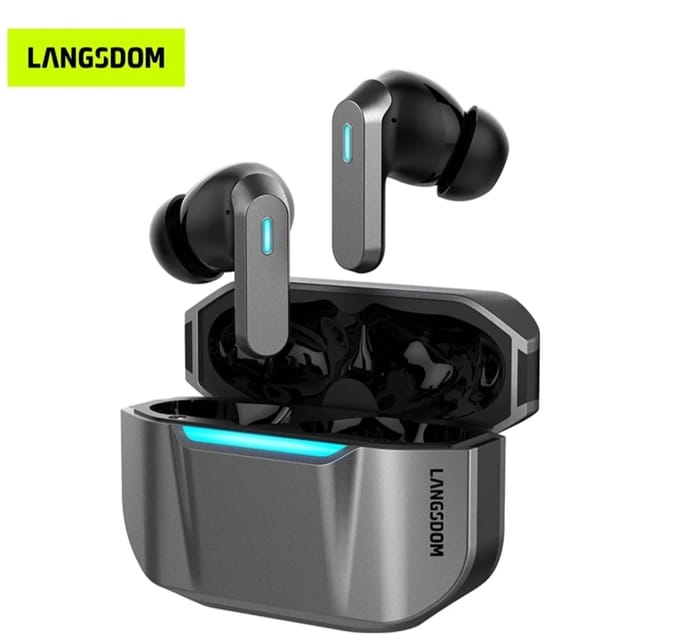 Oordopjes-Dual-mic ANC active noise cancellation-RGB verlichting- Bluetooth 6.0- & IPX5
