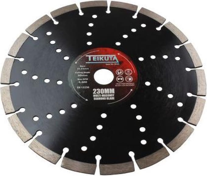 Diamantschijf 230 mm x 22,2 mm