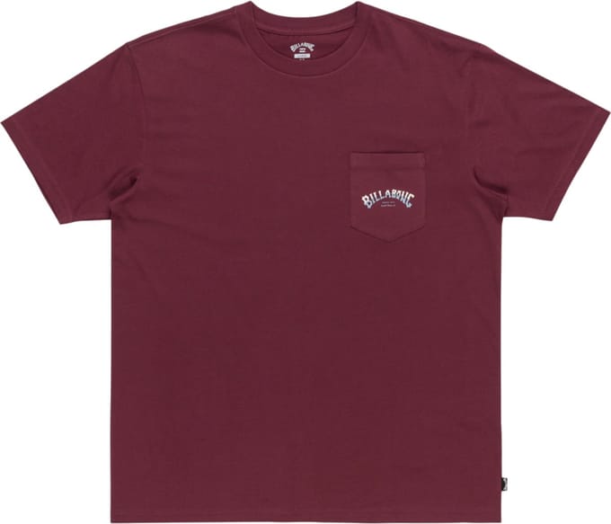 Billabong Stacked Arch Tee, Mannen, Kastanjebruin, T-shirt, maat: S