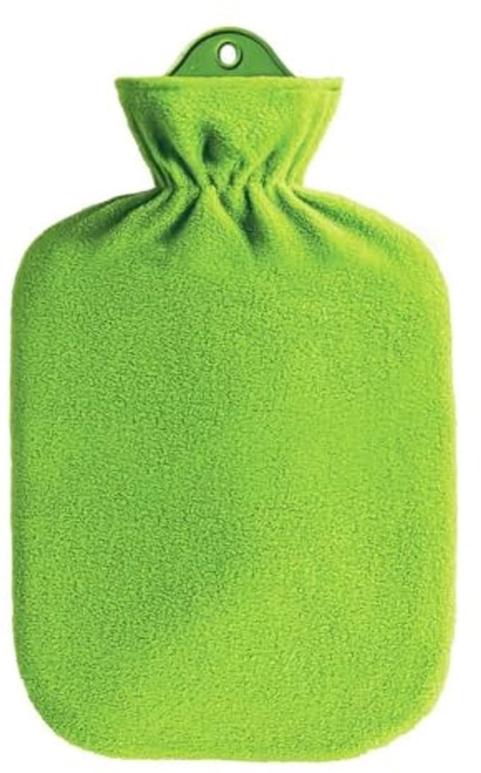Fleece warmwaterkruik 2.0 liter groen