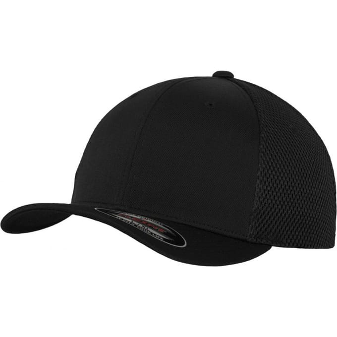 Flexfit Tactel Mesh Baseball Cap (Zwart)
