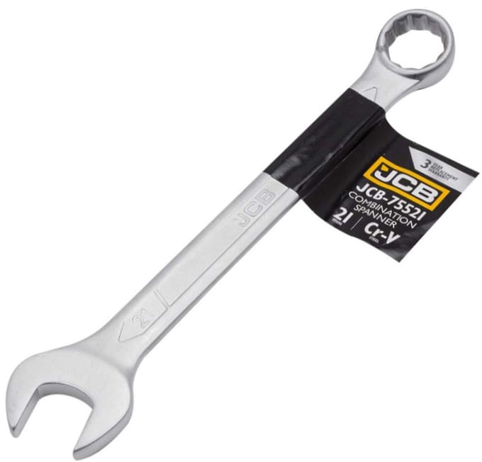 JCB JCB-75521 Serie - Ringsteeksleutel - 21mm - Satijnen Afwerking - Cr-V Staal