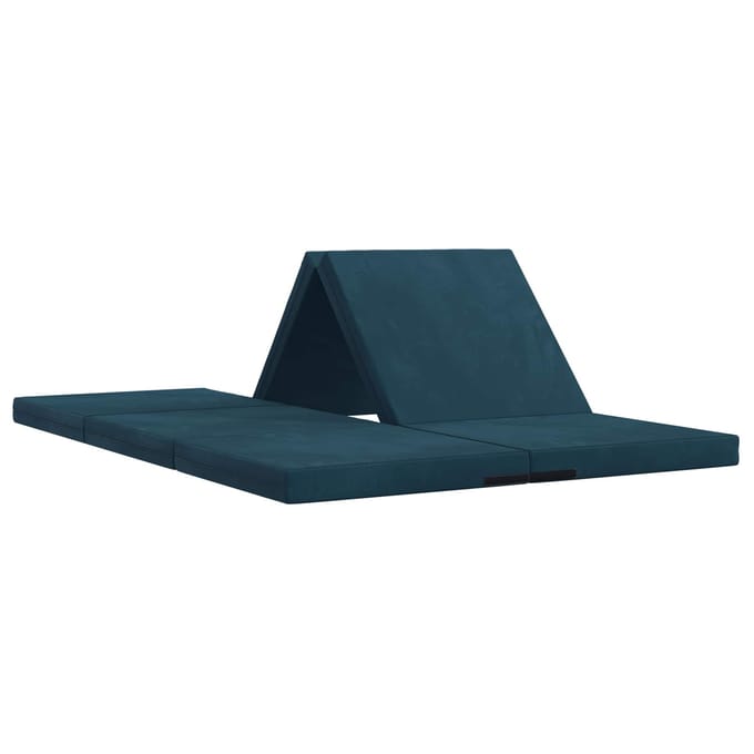 vidaXL - Vouwbare - Sofa - Bed - 70 - x - 67 - x - 48 - cm - Blauw