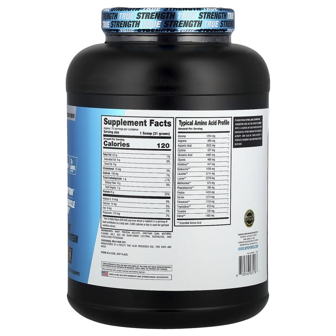 Iso Hd™, 100% Puur Eiwit Isolaat, Vanille Koekjes, 2,170G (4.8 pond)