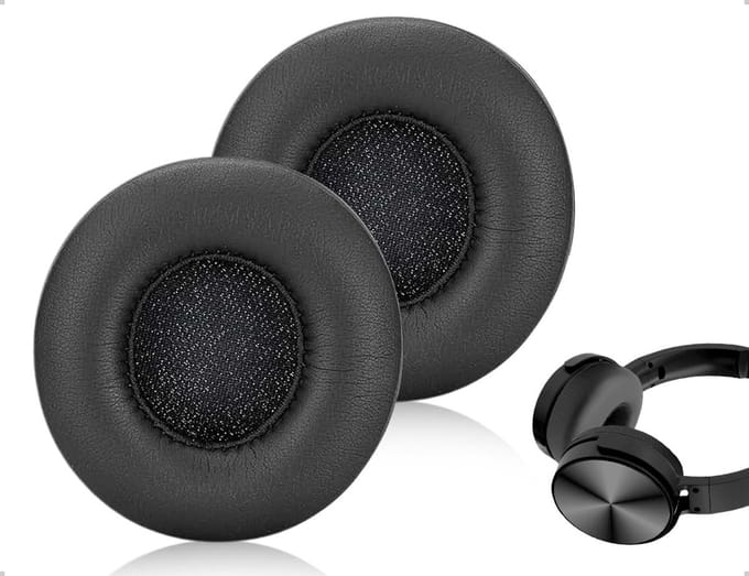 Dailygoods - Set van 2 Vervangende Oorkussens voor Hoofdtelefoon