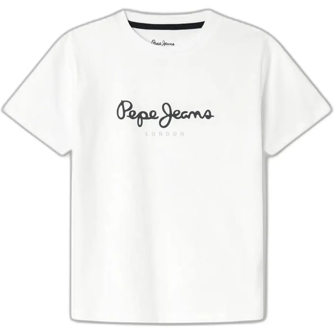 Pepe Jeans New Art T-shirt Met Korte Mouwen Wit 16 Years Jongen