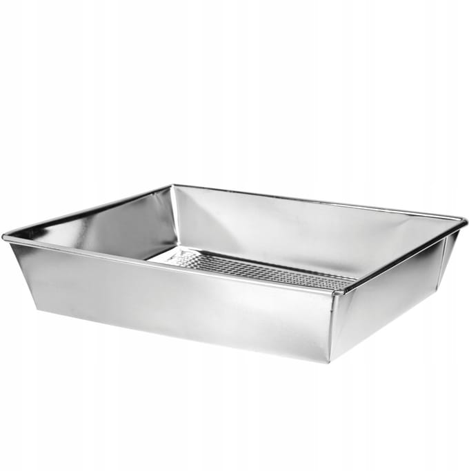 Galicja Platino - Ovenbakplaat - 28x26x6 cm - Staal - Zilver