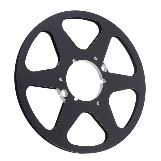 14 10.5 Inch Lege Tape Spoel Aluminiumlegering 6 Gaten Universele Opening Machineonderdeel Lege Opname black