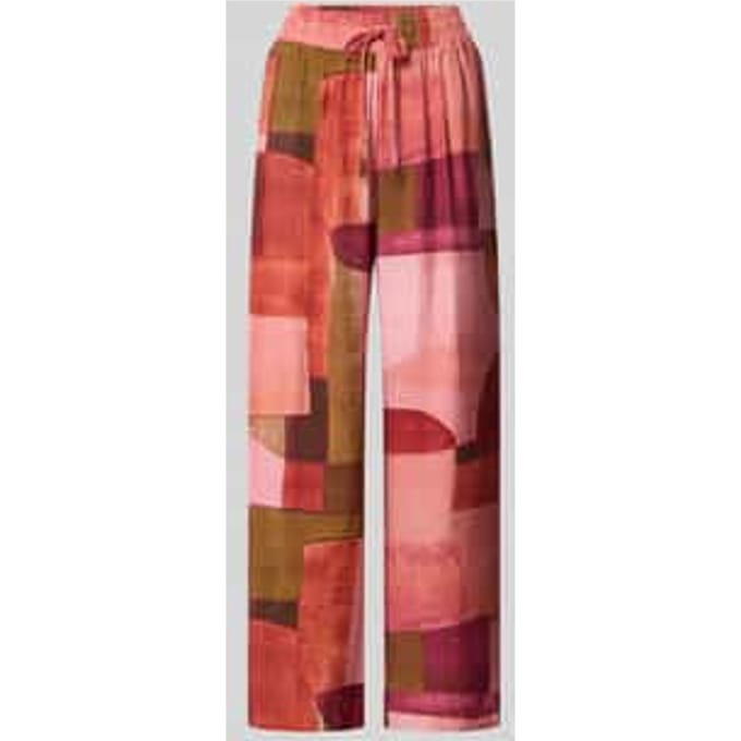 Stoffen broek in all-over look model 'CATANIA'