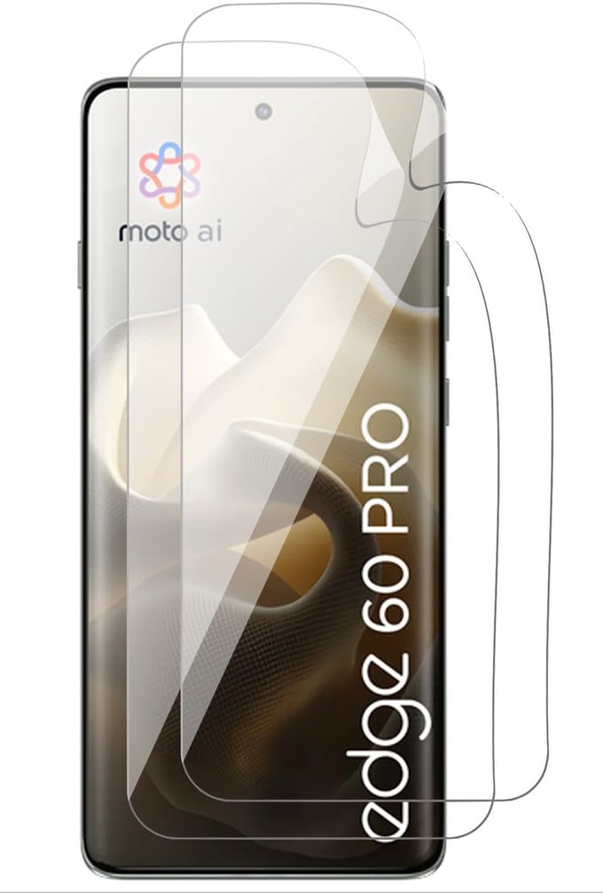 Screenprotector geschikt voor Motorola Edge 60 Pro - 2x FlexGuard Screen Protector