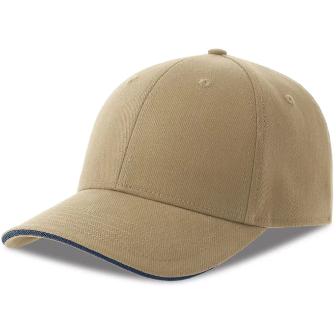 Atlantis Headwear Liberty Sandwich-S Cap AT684 - Khaki - One size