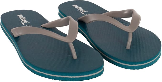 Softee Kokosslippers Azul Petróleo/Gris - 40