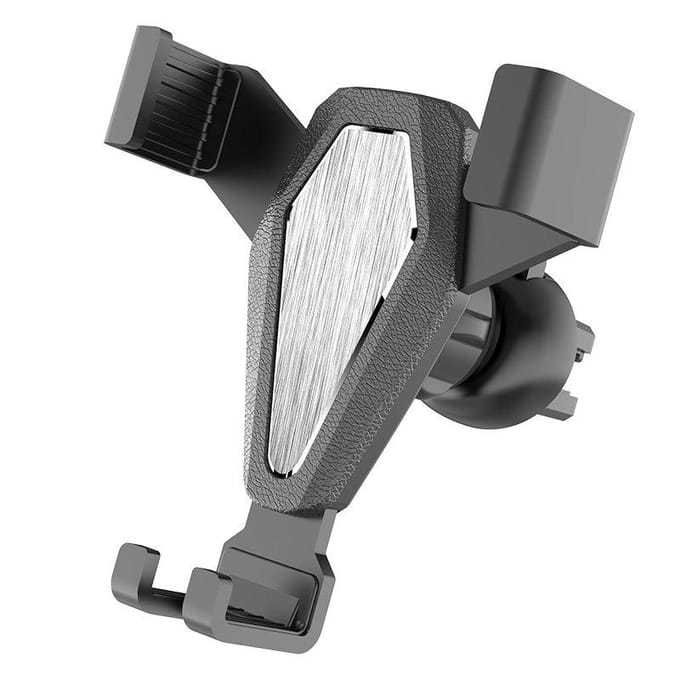 Gravity - autohouder - voor een smartphone op het rooster zilver - (YC07)