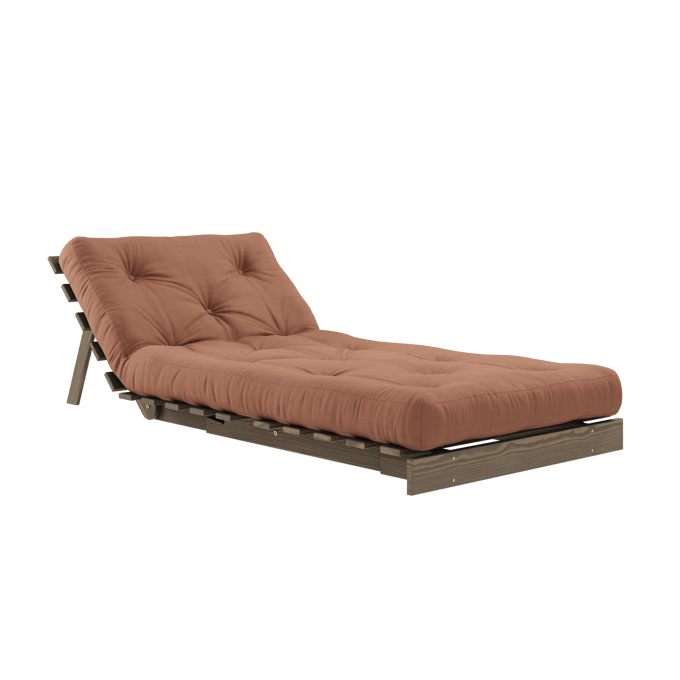 Karup Slaapbank Roots 90 - 759 Clay Brown - 106 carob brown lacquered