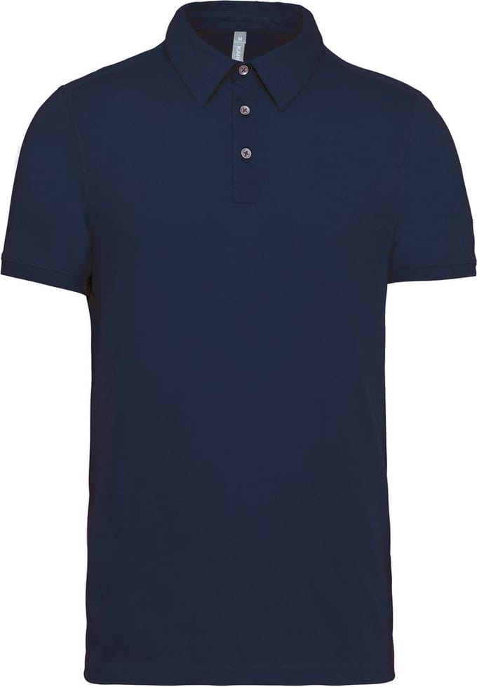 Kariban Herenpolo korte mouwen van jersey K262 - Navy - S