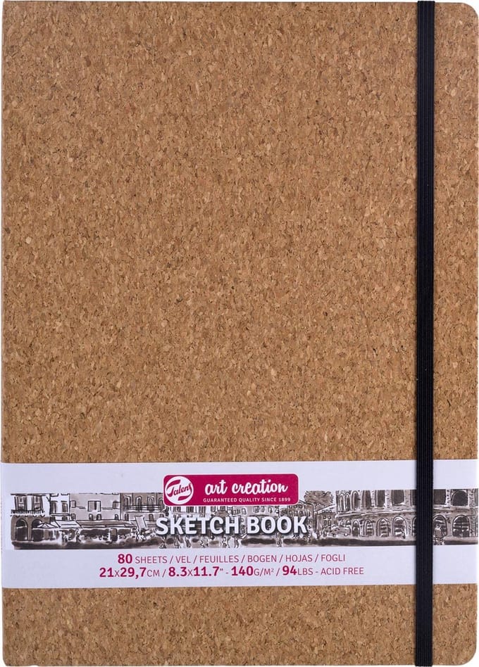 Talens Art Creation Schetsboek Kurk | 21 x 29,7 cm, 140 g, 80 vellen