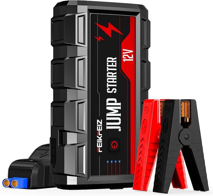 Auto startkabels 3500A - 26800mAh - LED verlichting - Start voertuigen tot 10.0L diesel - ShopVlot