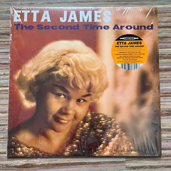 LP Plaat ETTA JAMES - The Second Time Around JPR117 Jackpot Records 2025 VS Soul/Funk brown