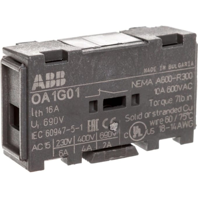 ABB SwitchLine Hulpcontactblok - 1SCA022353R4890