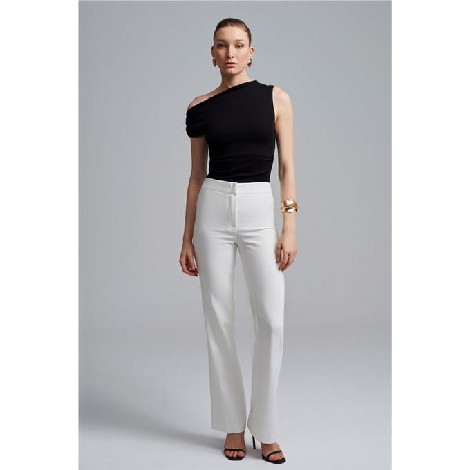 Hoge Taille Flared Broek