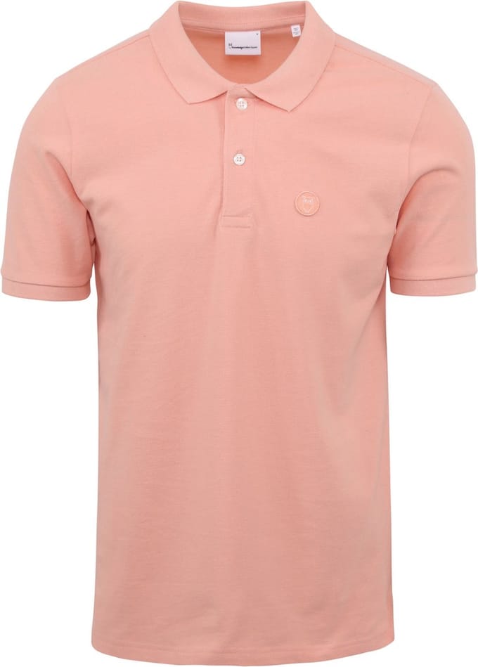 KnowledgeCotton Apparel Polo Roze - Maat XL - Heren