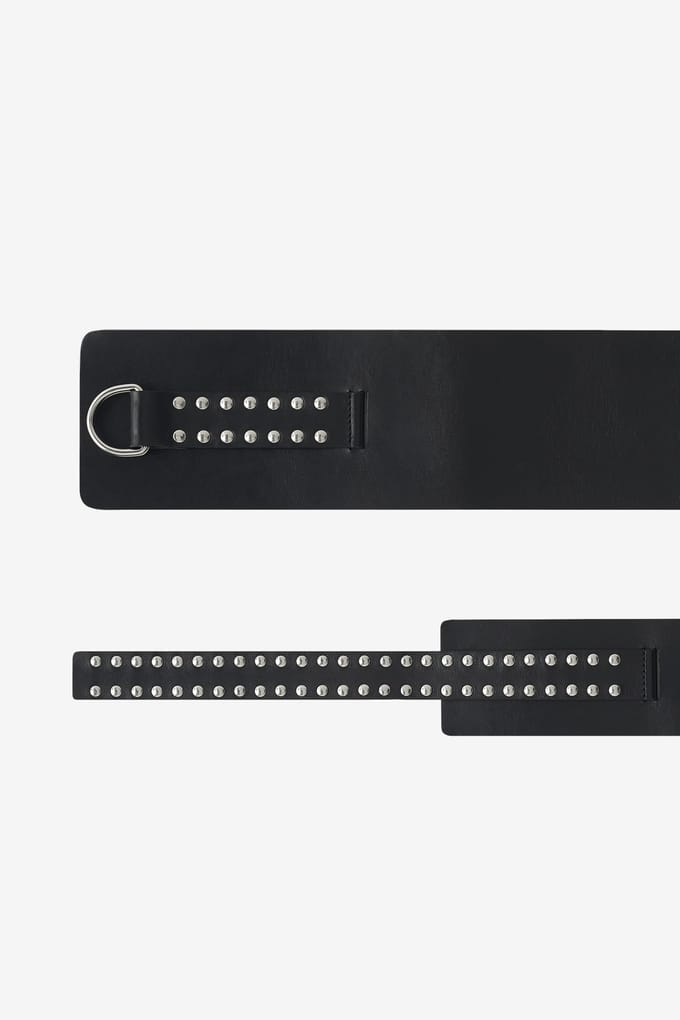 IRO Paris Reyna Studs Obi Belt Black/ Studs Taglia: 75 | Cinture Outlet | Donna | Nero