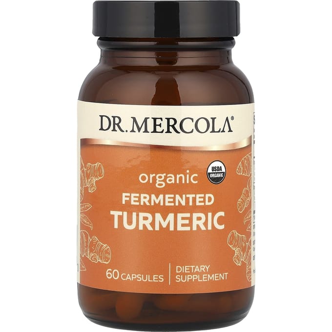 Dr. Mercola, Curcuma Fermenté, 60 Comprimés