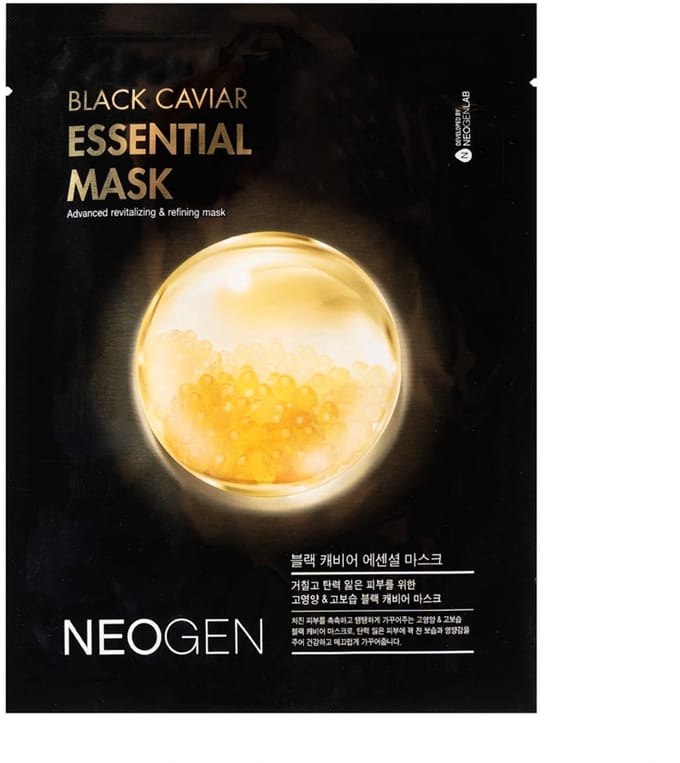 NEOGEN Dermalogy Black Caviar Essential Mask / Verstevigend bladmasker met zwarte kaviaar 1 stuk