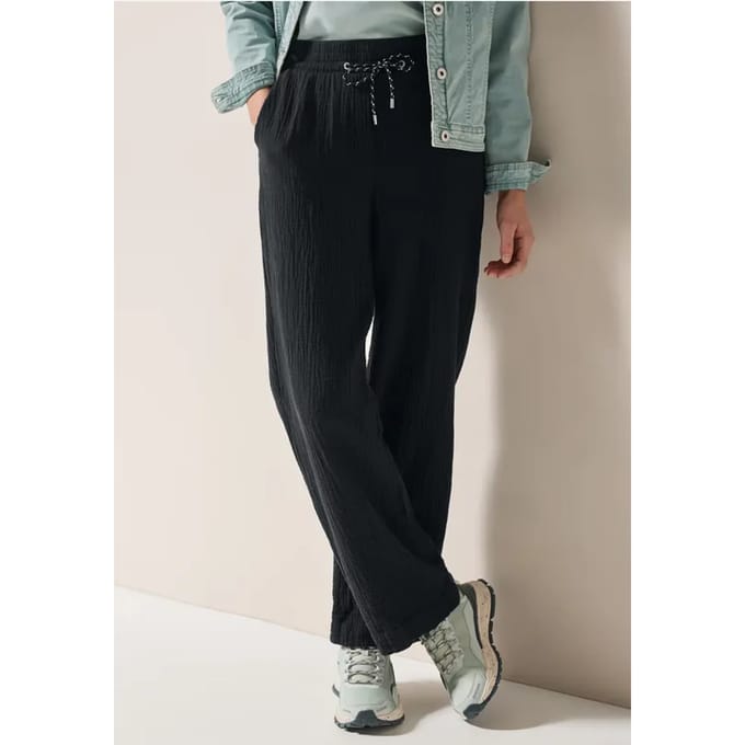 Wide Legs mousseline broek