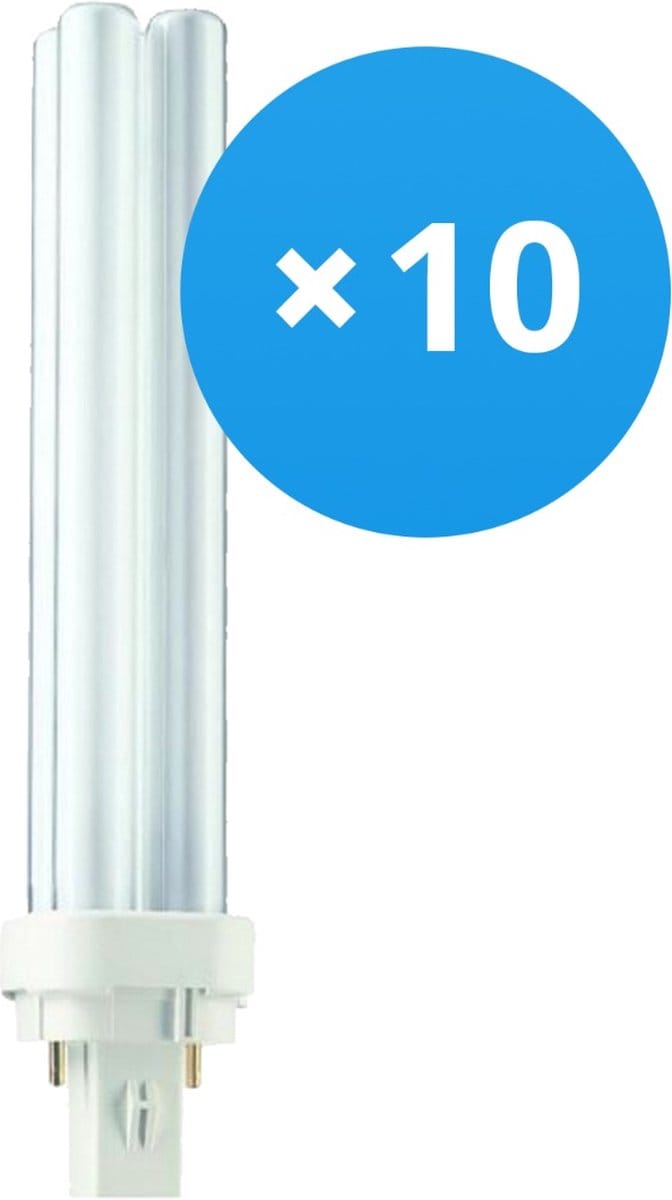Voordeelpak 10x Philips PL-C 26W 830 2P (MASTER) | Warm Wit - 2-Pin