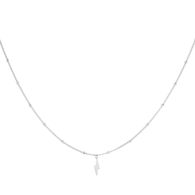 Yehwang ketting bliksem - bliksemschicht - zilver ketting