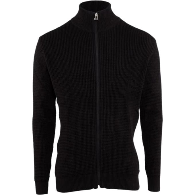 Kronstadt Abel Zip Casual sweater heren Zwart 3XL