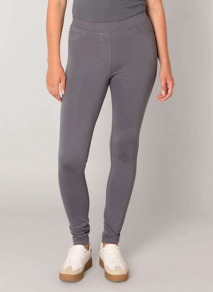 BASE LEVEL Ornika Tregging - Dark Grey - maat 40