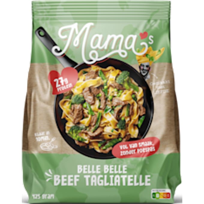 Beef Tagliatelle green vegetab