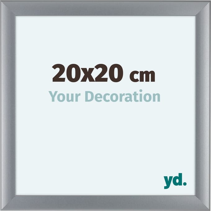 Your Decoration - Fotolijst 20x20 cm - MDF - Zilver Mat - Como