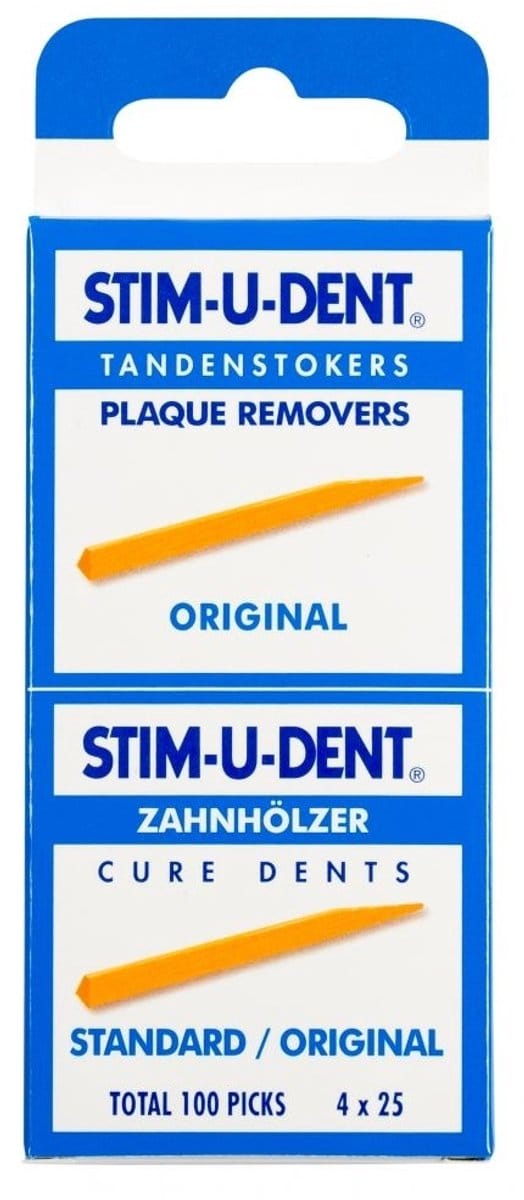 3x Stim-U-Dent Tandenstokers Original 100 stuks