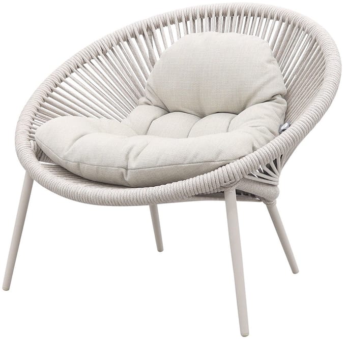 SUNS Prato rope loungestoel - Camel Sand