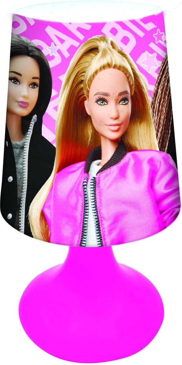 Mini lampe de chevet veilleuse sans fil Barbie
