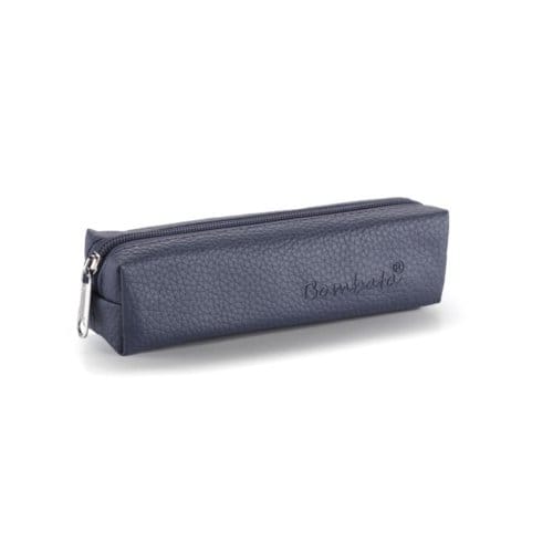 Bombata Etui Classic 19 X 5 Cm Kunstleer Donkergrijs