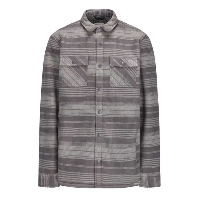SoulCal Heren geruite polyester jas (Grijs)